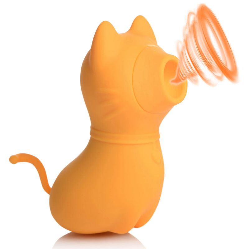 Sucky Kitty 7X Clitoral Stimulator Orange-AG960-Orange