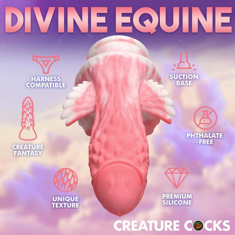 Pegasus Pecker Winged Silicone Dildo-AH239