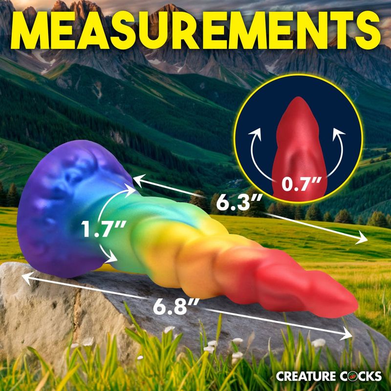 Magic Rider Unicorn Silicone Dildo-AH619