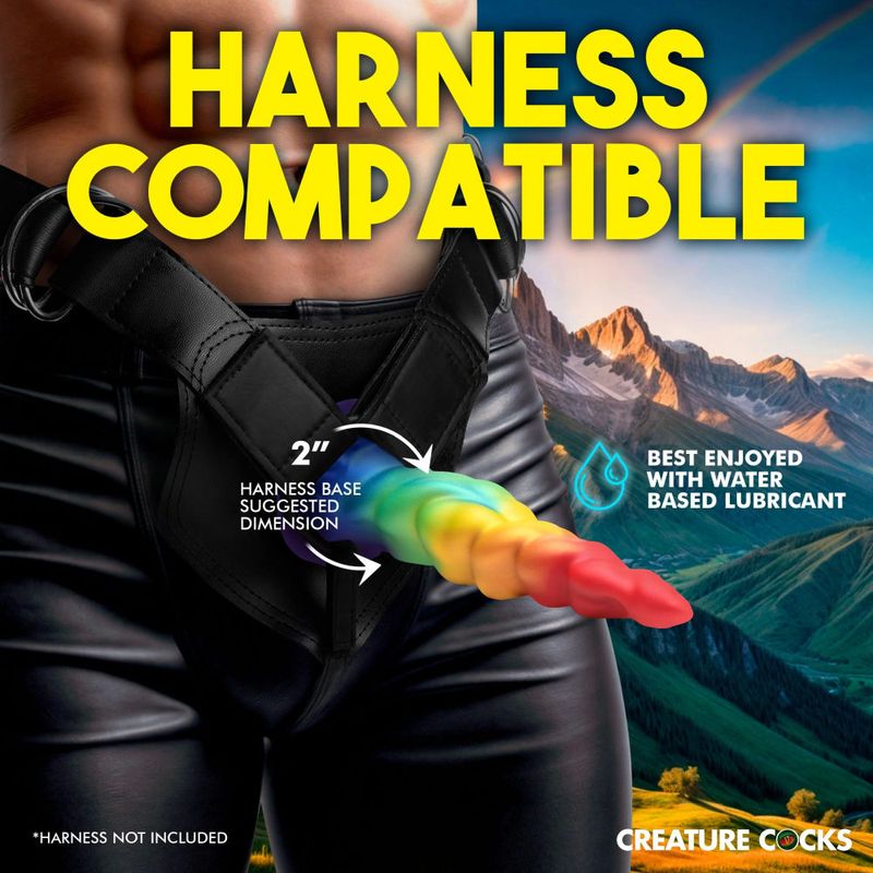 Magic Rider Unicorn Silicone Dildo-AH619