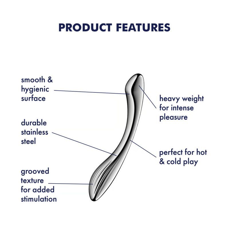 Satisfyer Pure Gravity 1 Metal Dildo-4066981