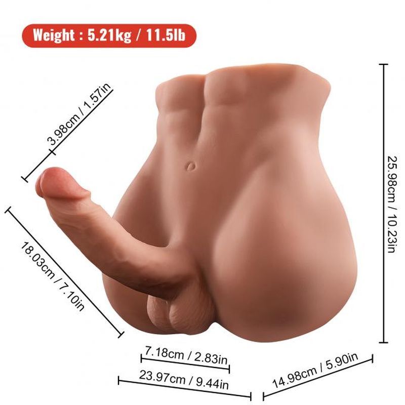 Bartlett 5kg USB Auto Thrusting 15cm Male Cock and Ass-SQ-MAR30019V