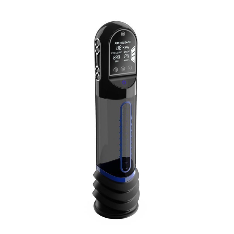 ISP90 Curve Infrared Automatic Penis Pump Blue-PPP9991-BLU