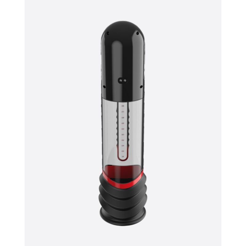 ISP90 Curve Infrared Automatic Penis Pump Red-PPP9990-RED