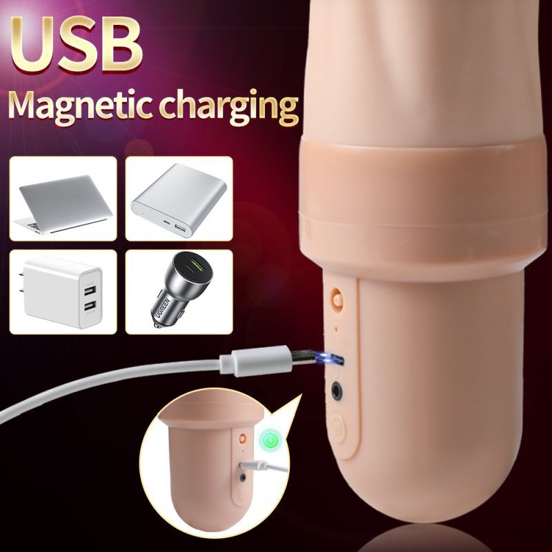Suctroker Dual Density Vibrating Sucking Vaginal Masturbator V2-SQ-MA60122