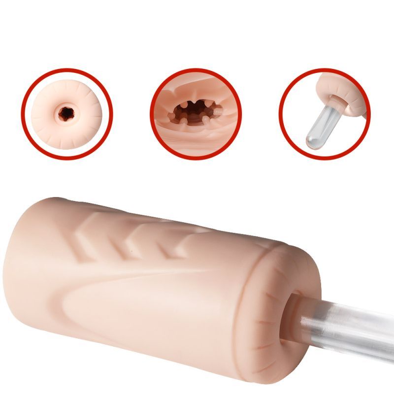 Suctroker Dual Density Vibrating Sucking Vaginal Masturbator V1-SQ-MA60144