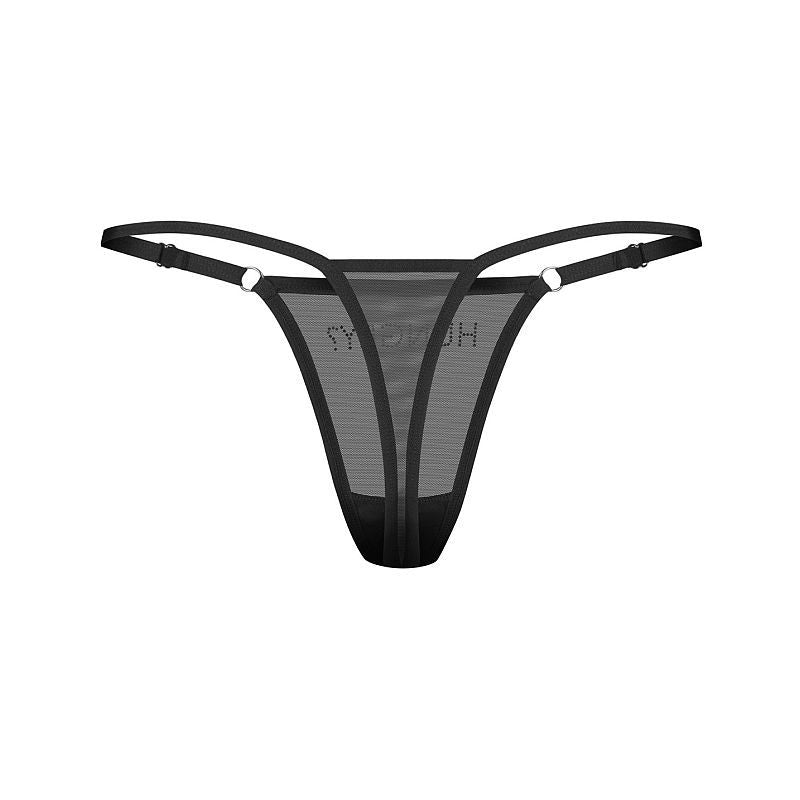 Hungry? Thong-7677-BLK-S/M