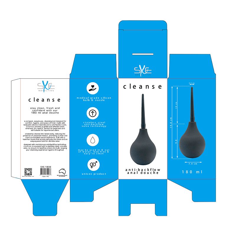 Silicone Anti Backflow Douche 224ml-SXE-224B