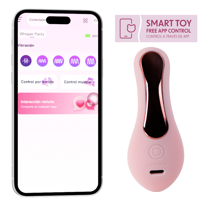 Whisper Silent App Controlled Panty Vibrator