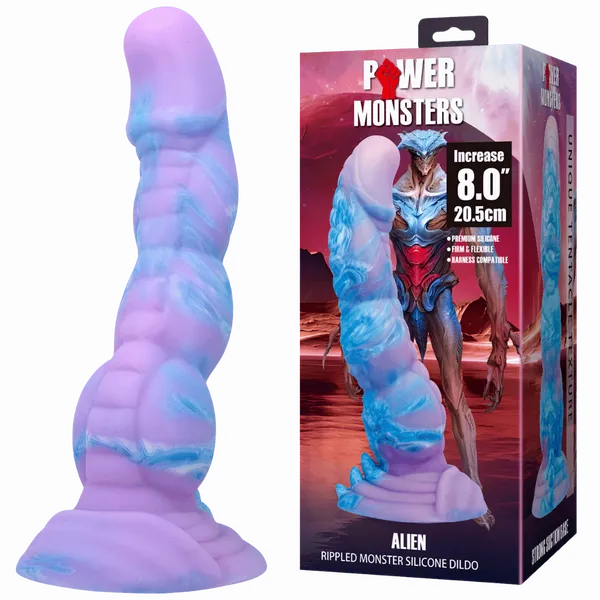 Alien 8" (Purple/Blue)-BW-008154