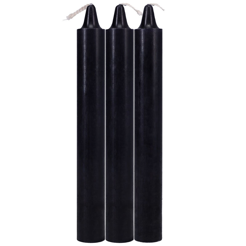 Japanese Drip Candles - Black - Black 3-Pack-2101-05-CD