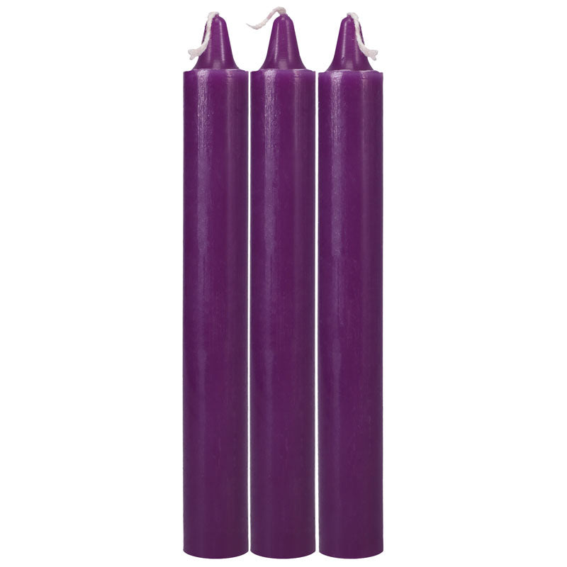 Japanese Drip Candles - Purple - Purple 3-Pack-2101-06-CD