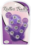 Roller Balls Massager Glove Purple-31915