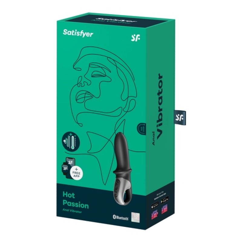 Satisfyer Hot Passion Warming Anal Vibrator With App-4001647