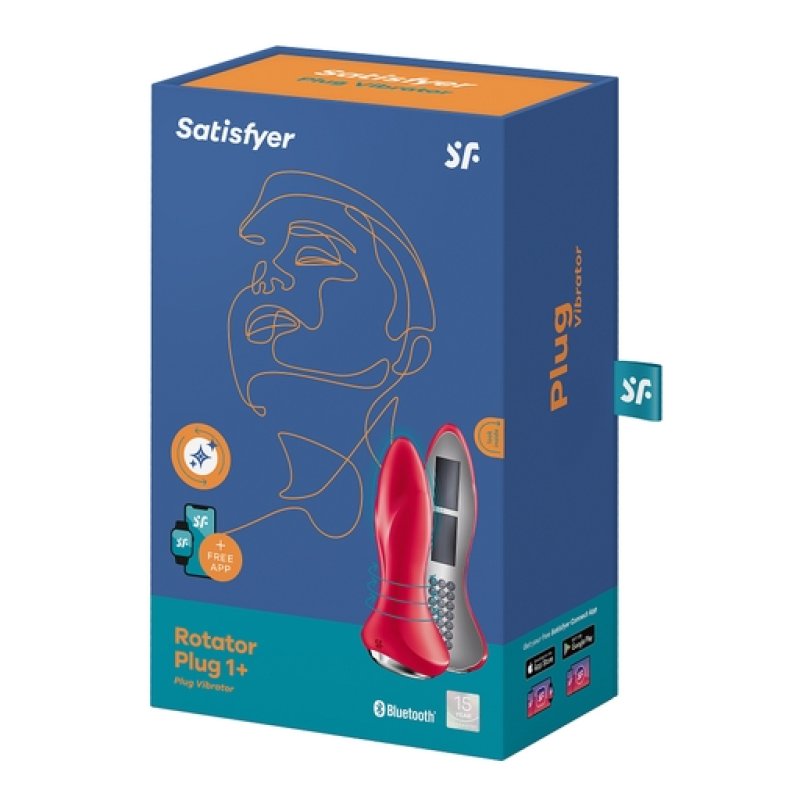 Satisfyer Rotator Plug 1+ red-4003146