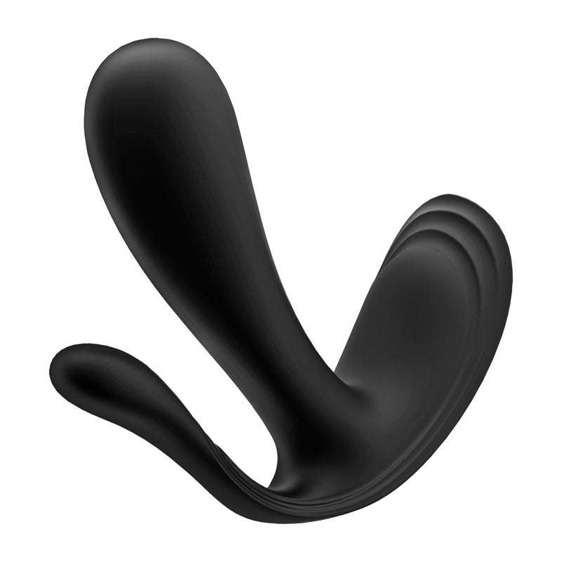 Satisfyer Top Secret + - Black Wearable Vibrator with App Control-4003405