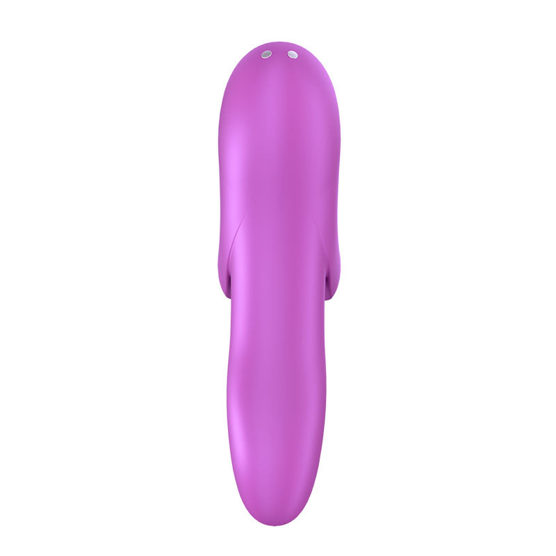 Satisfyer Bold Lover - Dark Pink USB Rechargeable Finger Stimulator-4004099