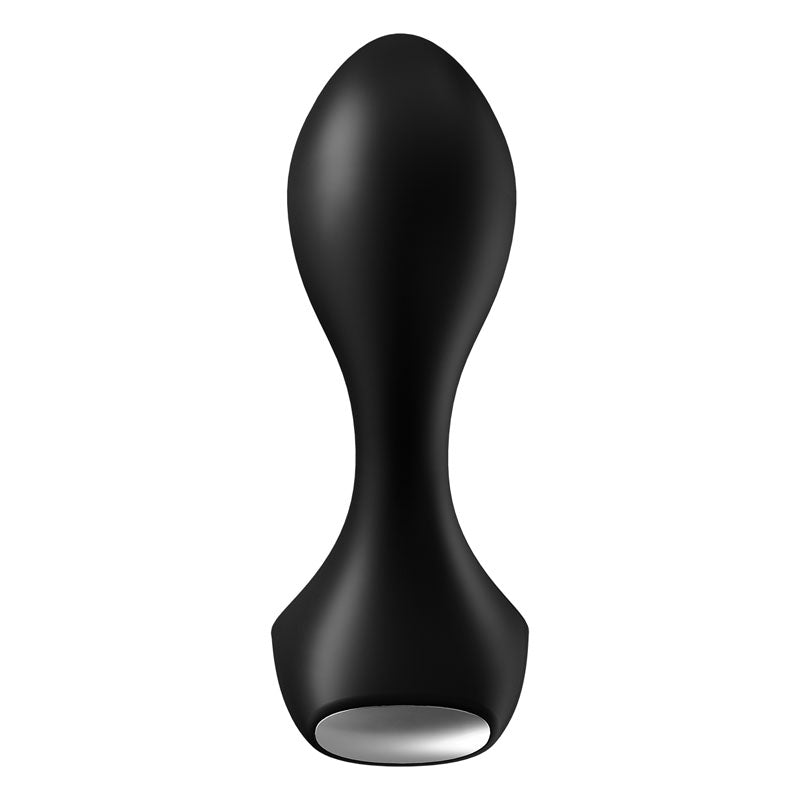 Satisfyer Backdoor Lover - Black USB Rechargeable Vibrating Butt Plug-4004181