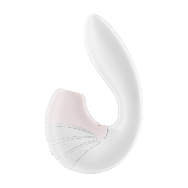 Satisfyer Supernova - White USB Rechargeable Vibrator with Air Pulsation-4009735