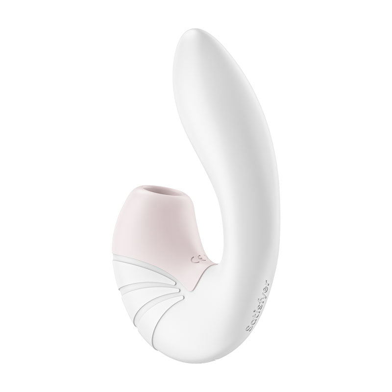 Satisfyer Supernova - White USB Rechargeable Vibrator with Air Pulsation-4009735