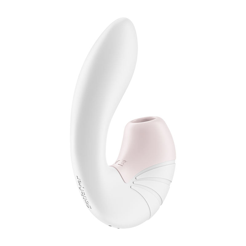 Satisfyer Supernova - White USB Rechargeable Vibrator with Air Pulsation-4009735