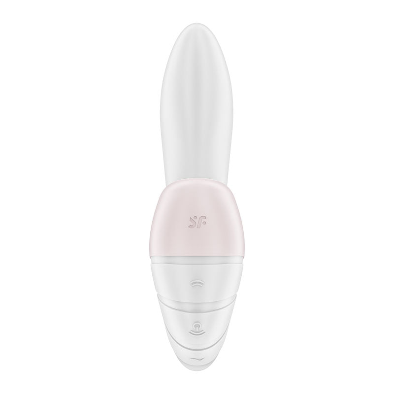 Satisfyer Supernova - White USB Rechargeable Vibrator with Air Pulsation-4009735