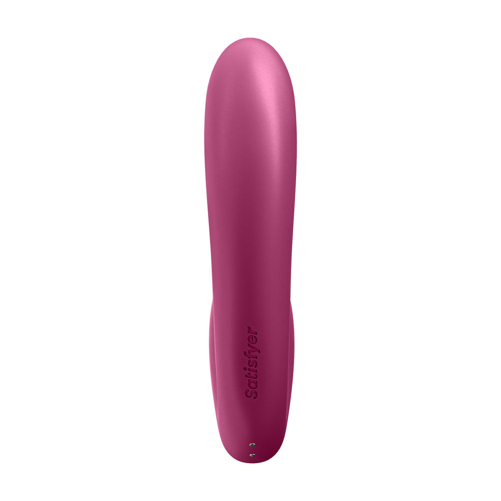 Satisfyer Sunray - Berry USB Rechargeable Vibrator with Air Pulsation & App Control-4009773