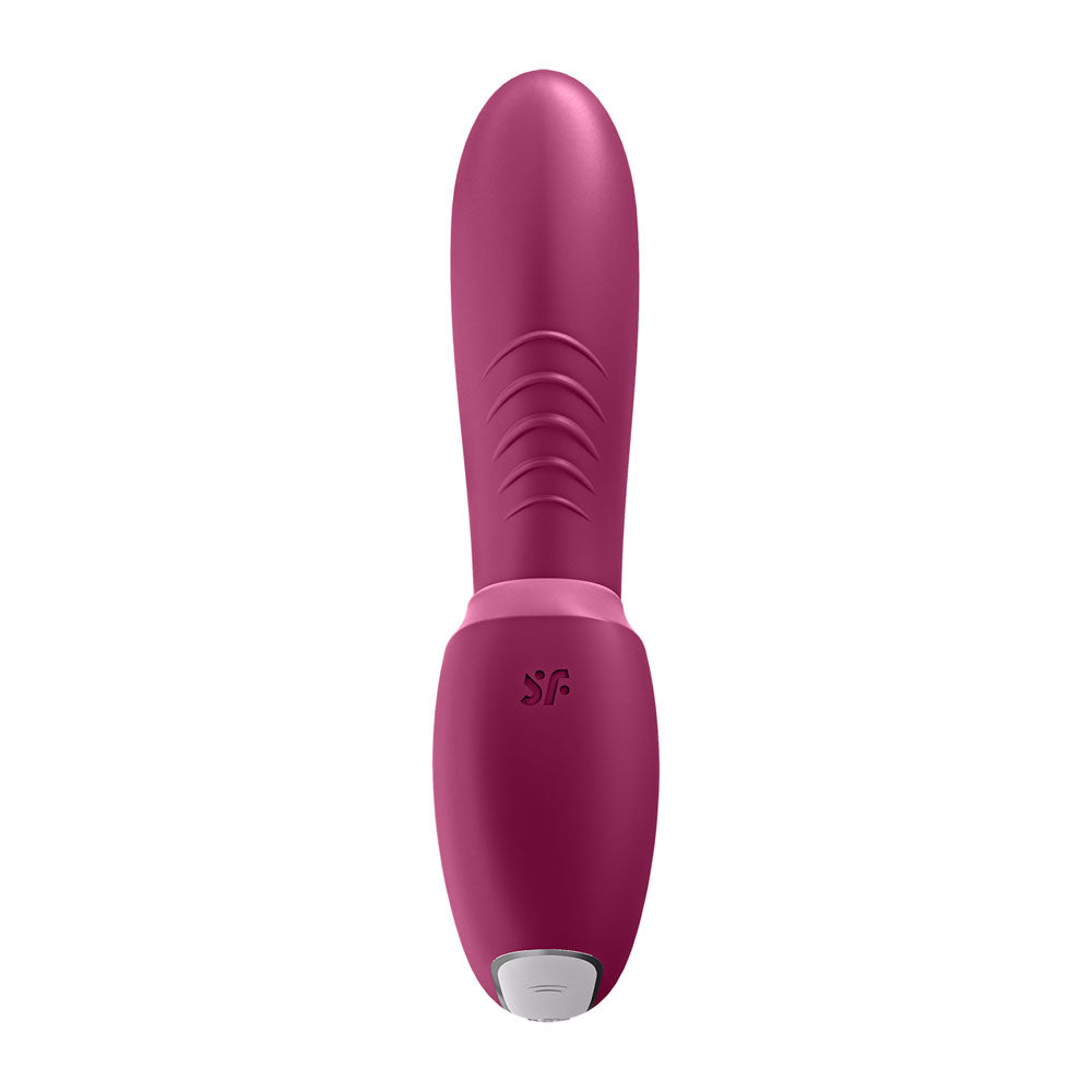 Satisfyer Sunray - Berry USB Rechargeable Vibrator with Air Pulsation & App Control-4009773