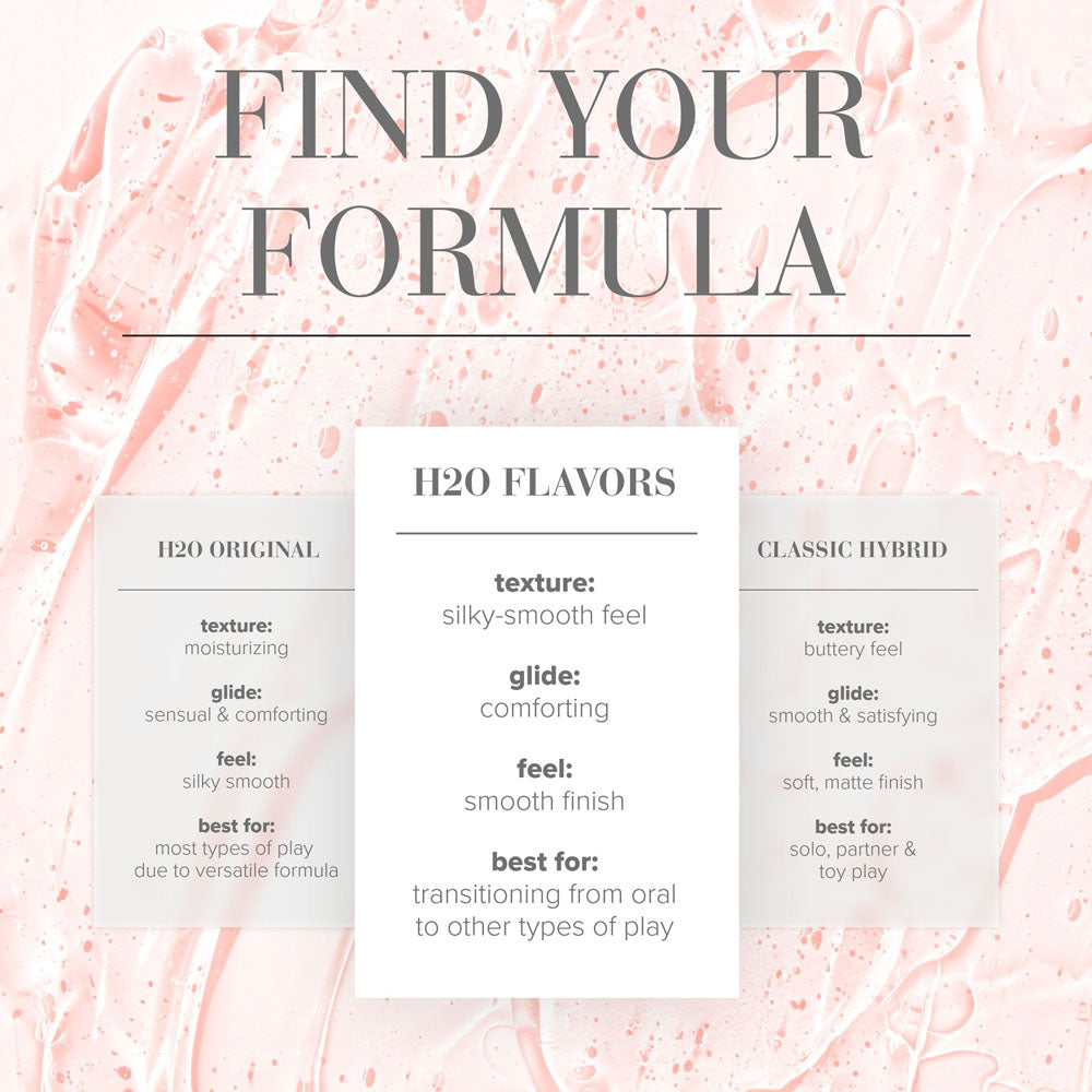 JO H2O Strawberry Kisses Lube - 120 mL - Strawberry Flavoured Water Based Lubricant - 120 ml Bottle-40118