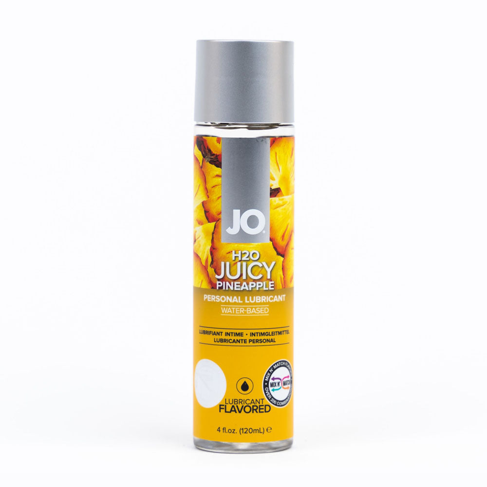 JO H2O Juicy Pineapple Lube - 120 mL - Pineapple Flavoured Water Based Lubricant - 30 ml Bottle-40172