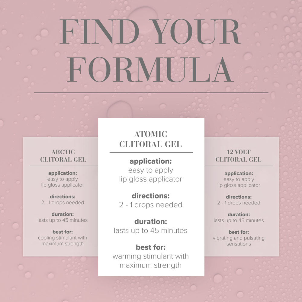 JO Atomic Clitoral Gel - Stimulating Gel for Women - 10 ml Tube-40179