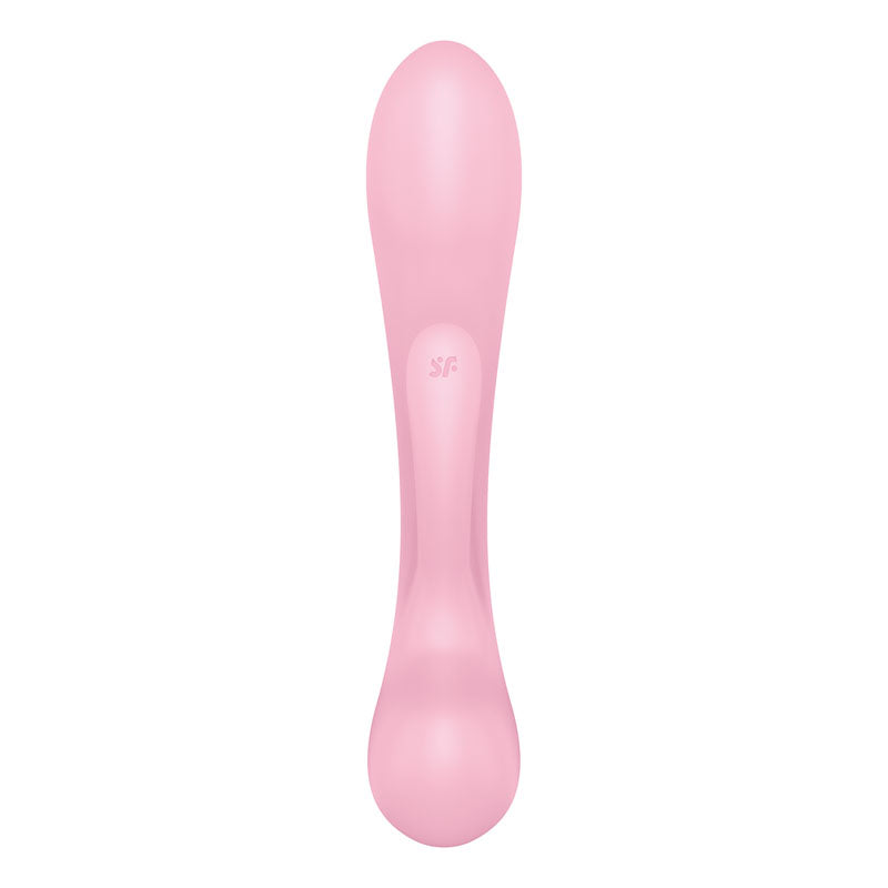 Satisfyer Triple Oh - Pink USB Rechargeable Rabbit Vibrator-4018249