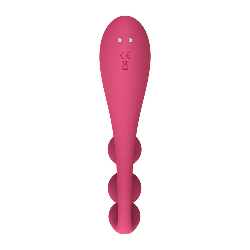 Satisfyer Tri Ball 1 - Red USB Rechargeable 3-Motor Vibrator-4018263