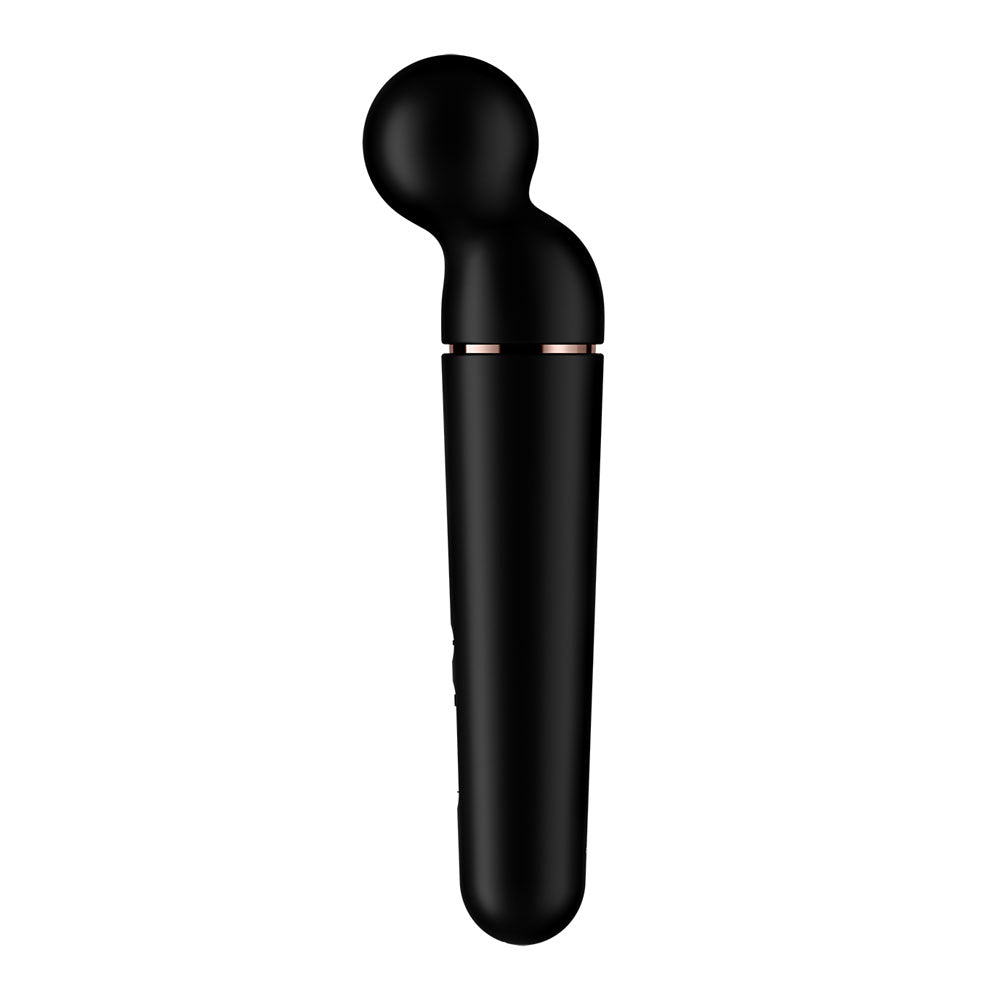 Satisfyer Planet Wand-er - Black - Black/Rose Gold USB Rechargeable Massager Wand-4018553