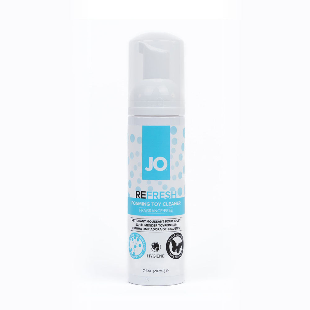 JO Refresh Foaming Toy Cleaner - 207 mL - Foaming Toy Cleaner - 207 ml Bottle-40200