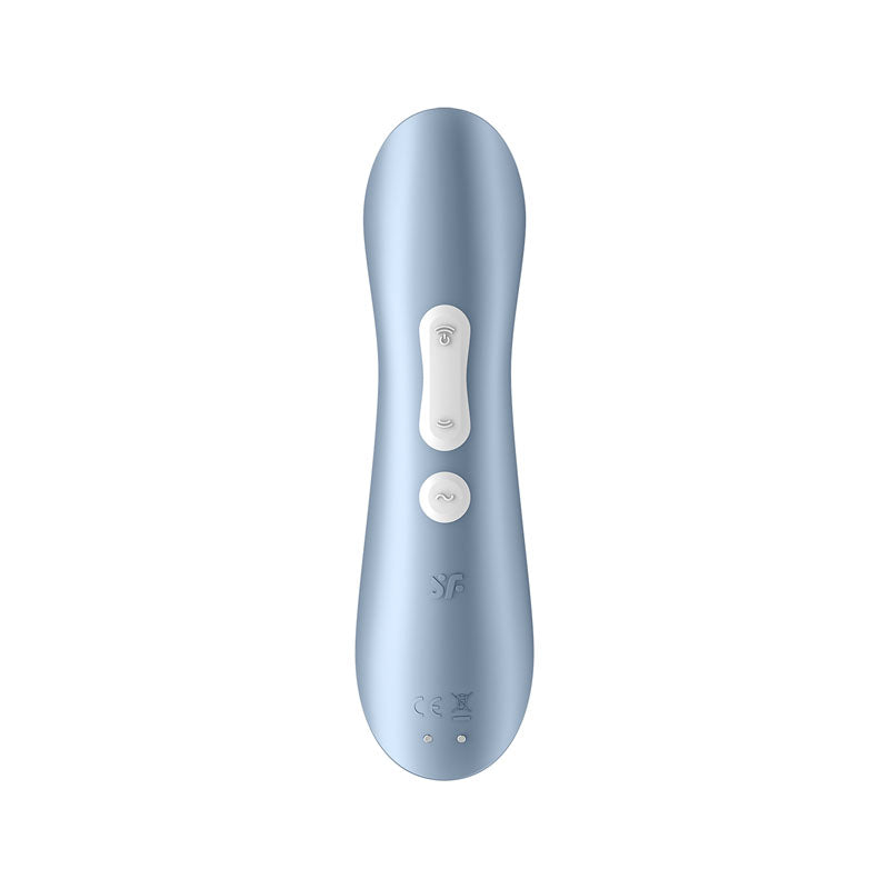 Satisfyer Pro 2+ - Blue Touch-Free USB-Rechargeable Clitoral Stimulator with Vibration-4031323