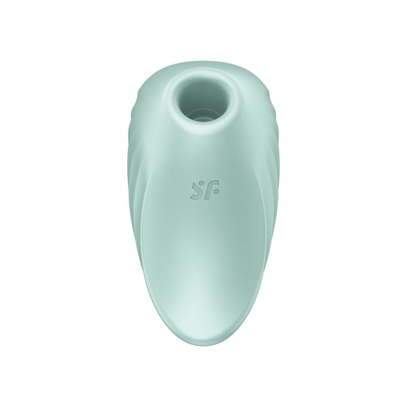 Satisfyer Pearl Diver - Mint - Mint USB Rechargeable Air Pulsation Stimulator-4037233