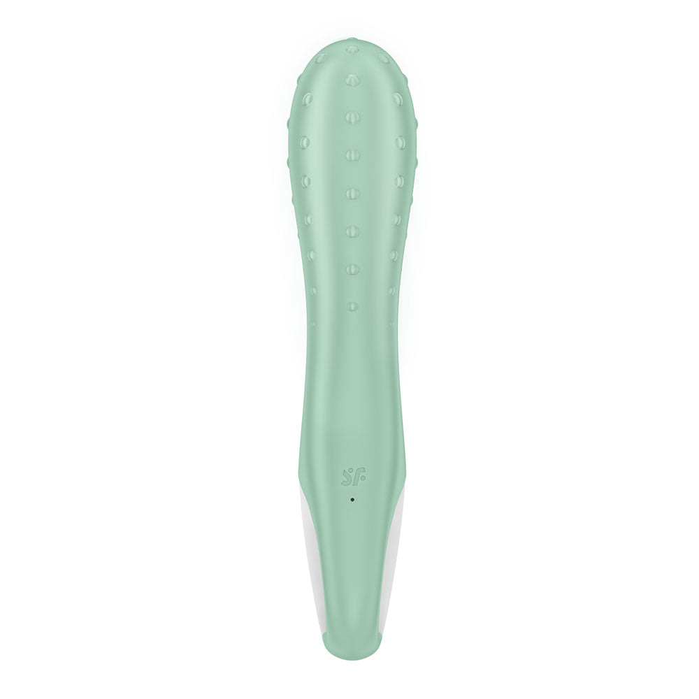 Satisfyer Air Pump Vibrator 3 - Mint USB Rechargeable Inflatable Vibrator-4038612