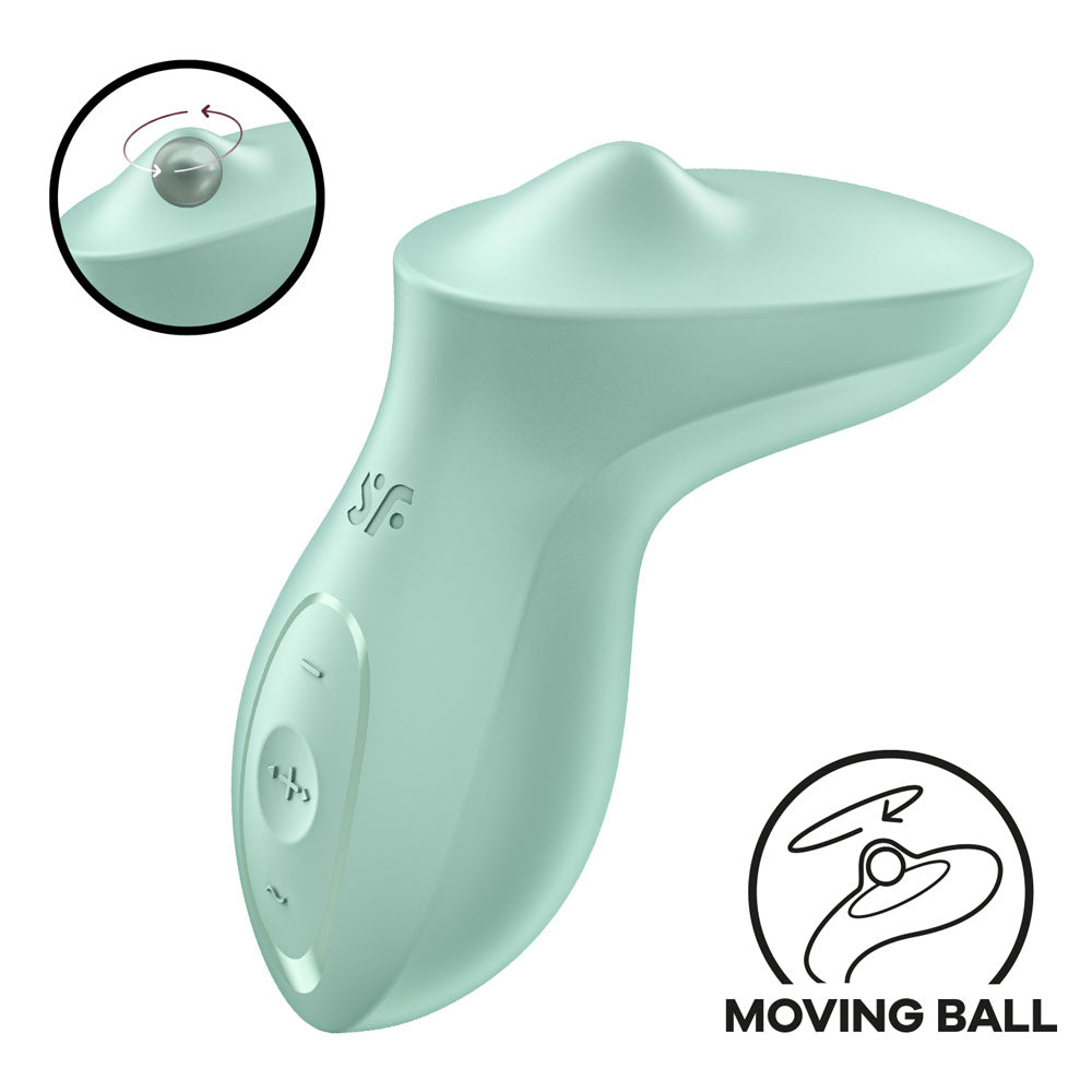 Satisfyer Exciterrr - Mint USB Rechargeable Stimulator-4043951