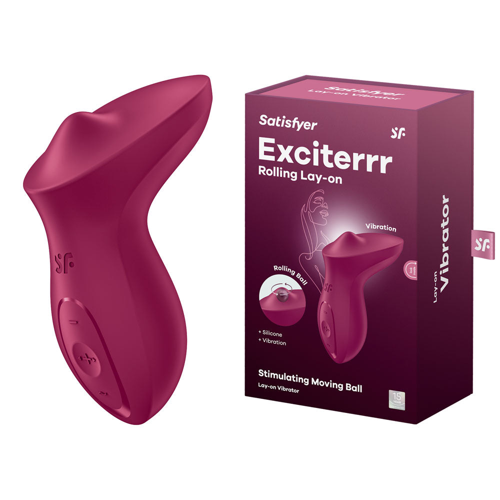 Satisfyer Exciterrr - Berry USB Rechargeable Stimulator-4043968