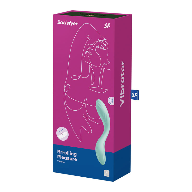 Satisfyer Rrrolling Pleasure - Mint USB Rechargeable Vibrator-4043975