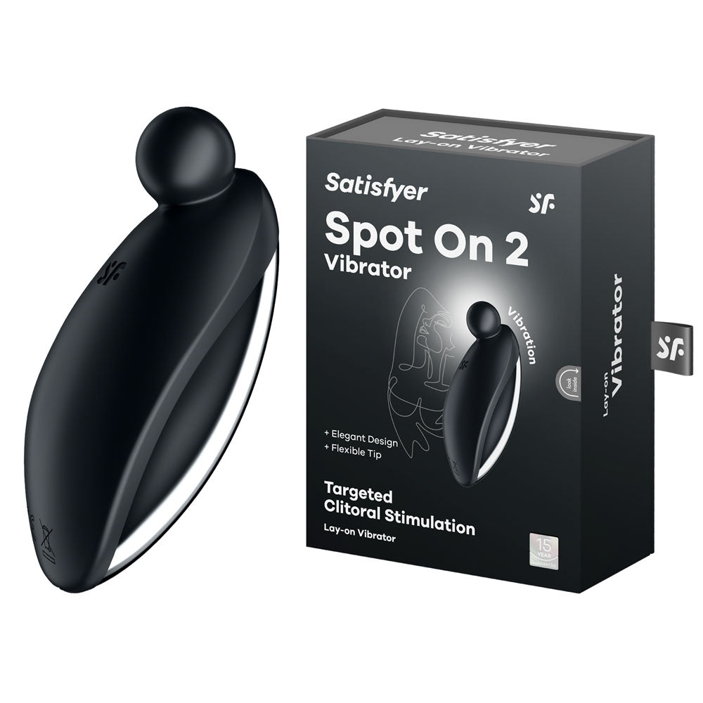 Satisfyer Spot On 2 - Black USB Rechargeable Stimulator-4044309