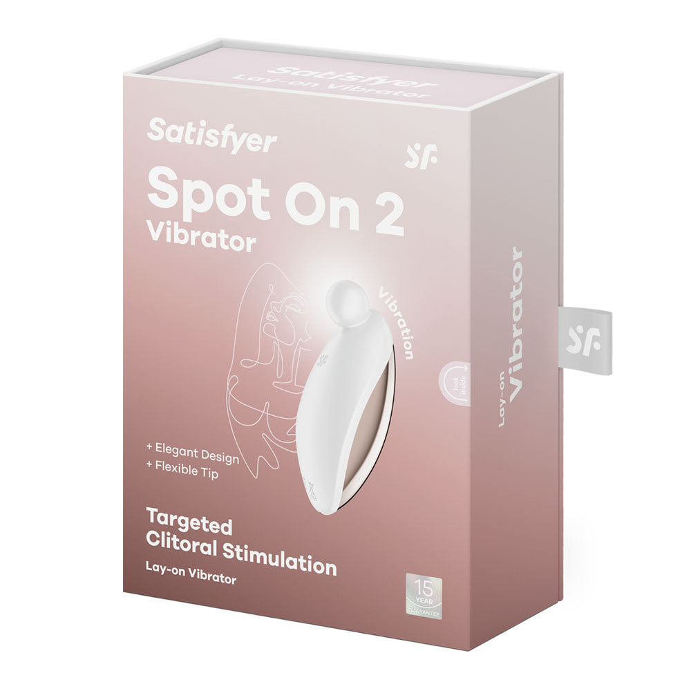 Satisfyer Spot On 2 - White USB Rechargeable Stimulator-4044316