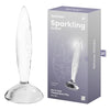 Satisfyer Sparkling Crystal - Clear Glass Butt Plug-4045672