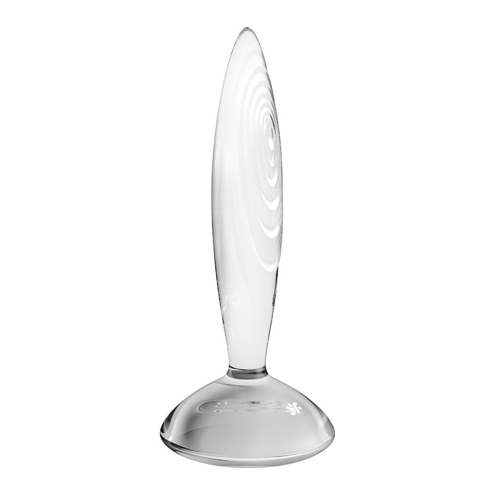 Satisfyer Sparkling Crystal - Clear Glass Butt Plug-4045672