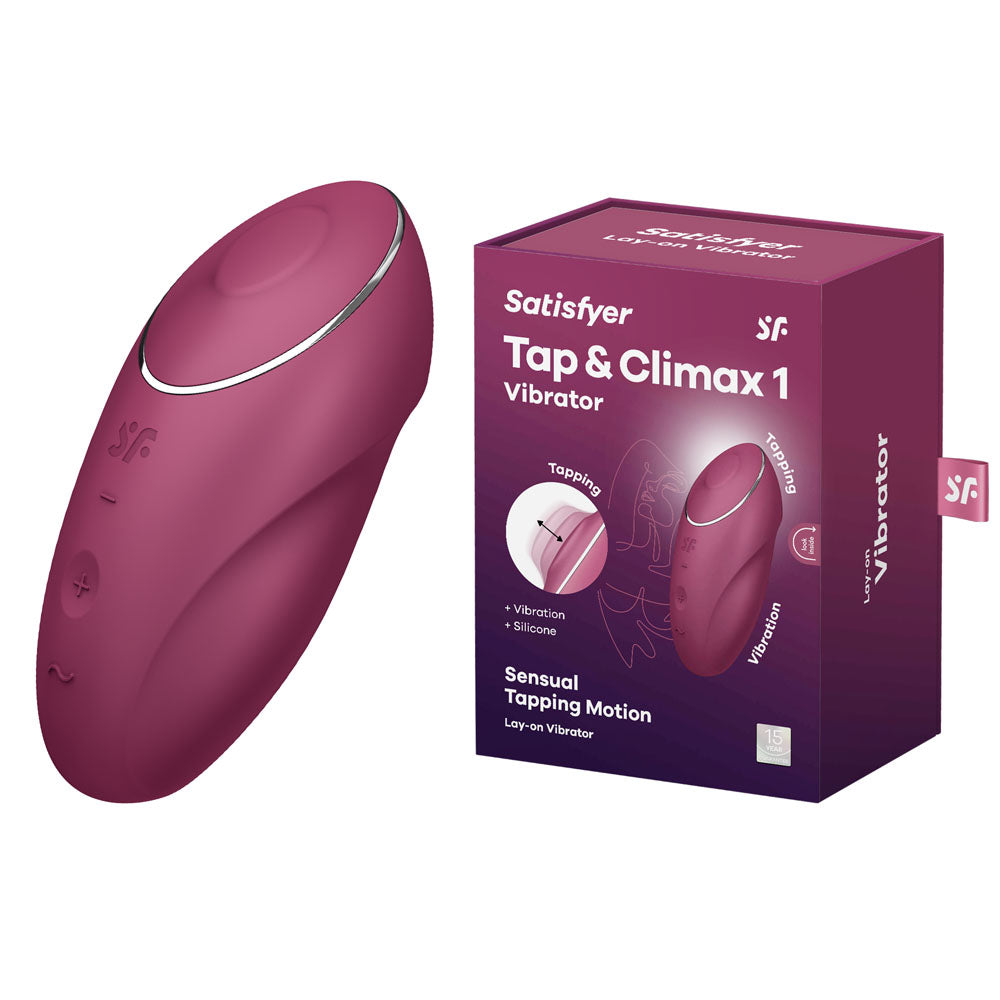 Satisfyer Tap & Climax 1 - Red-(4046006)