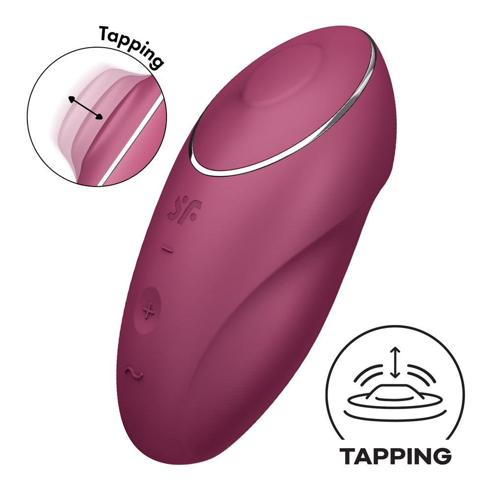 Satisfyer Tap & Climax 1 - Red-(4046006)