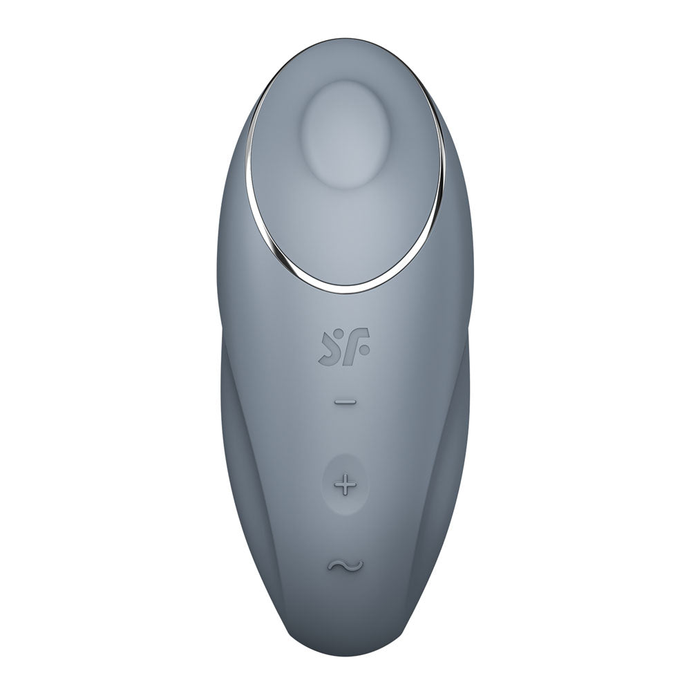 Satisfyer Tap & Climax 1 - Bluegrey - Bluegrey USB Rechargeable Pulsing Stimulator-4046020