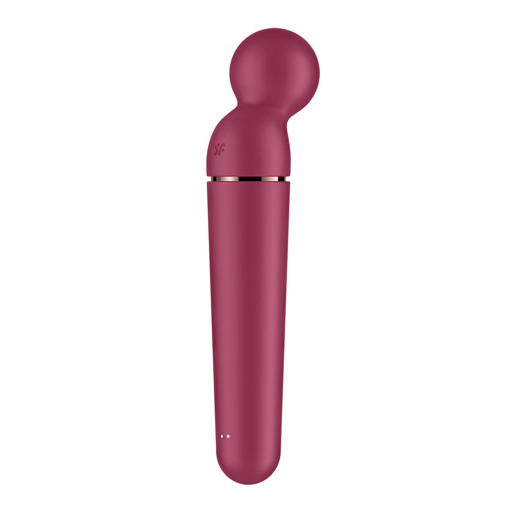 Satisfyer Planet Wand-er - Berry - Berry/Rose Gold USB Rechargeable Massager Wand-4046068