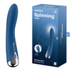 Satisfyer Spinning Vibe 1 - Blue - Blue 17.8 cm USB Rechargeable Rotating Vibrator-4048703